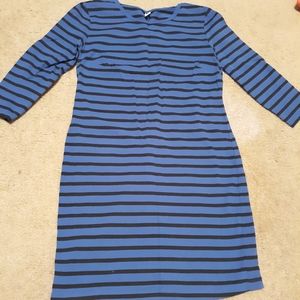 Blue Striped Dress